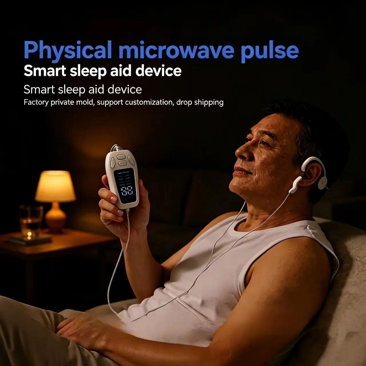 

Vagus Nerve Neuromodulator: A Sleep Aid Device That Actively Restores Calm, Enhances Sleep and Reduces Stress Through Stimulatio