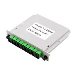 1X8 Fiber optical splitter box, FTTH PLC, SC APC/UPC plc, with 1x8 splitter, 1pcs