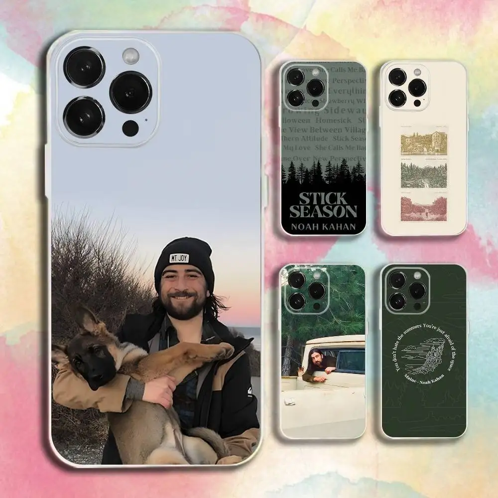 

Noah Kahan Stick Season Phone Case For iPhone 16,15,14,13,12,11 Plus,Pro,Max,XR,XS,Plus,E,SE4,Mini Transparent Cover