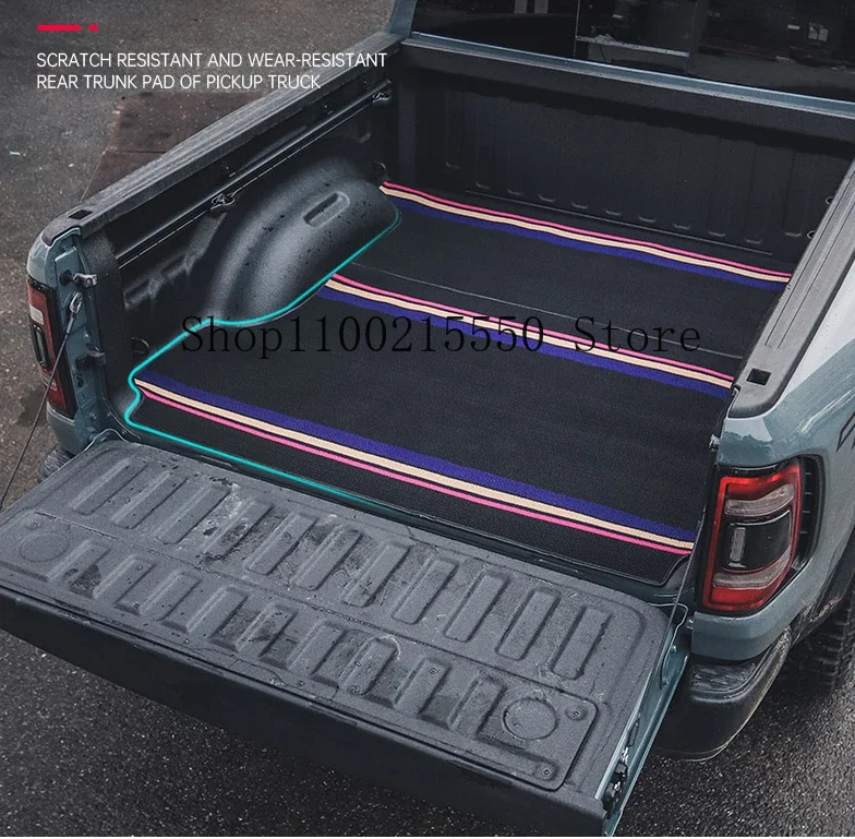 Car Trunk Cargo Liner Cover Anti Scratch NOWNICE Colorful Mats For Dodge Ram 1500 TRX 2021 2023 Protector Accessories