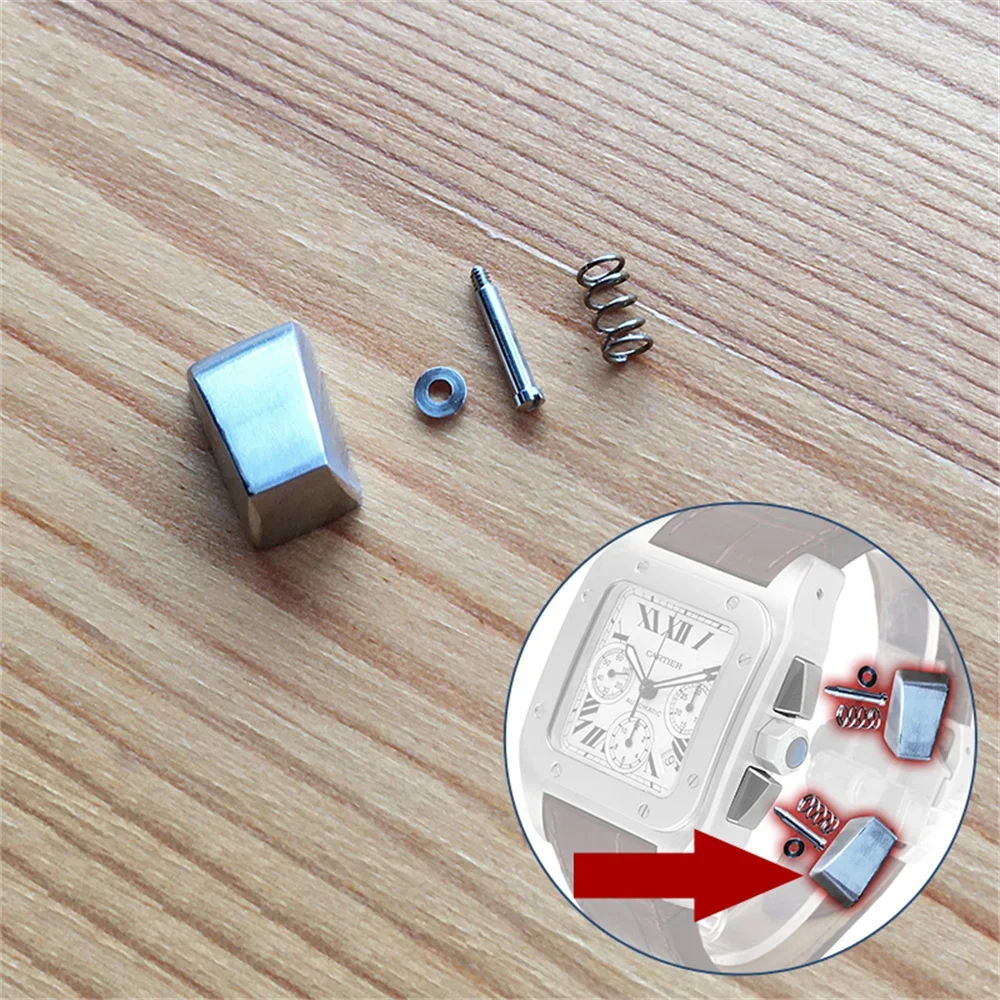 2740 Watch Pusher Button for Cartier Santos 100 XL Chronograph Watch