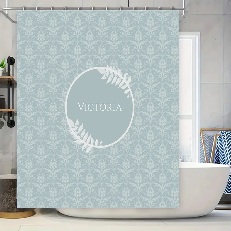 Soft Damask Shower …