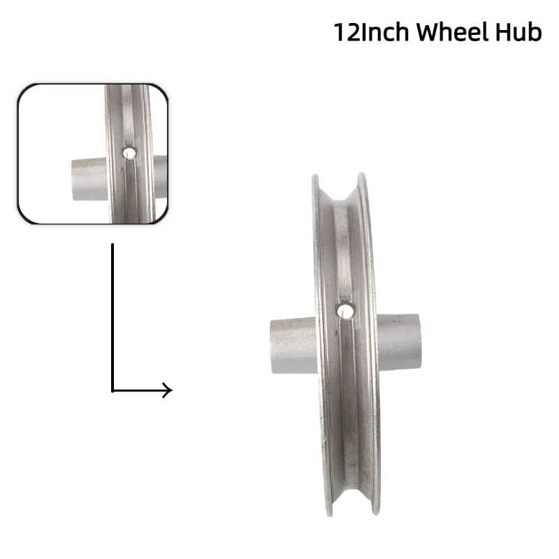 

Electric tricycle with aluminum alloy wheels and foldable electric skateboard front wheels, 12 inches