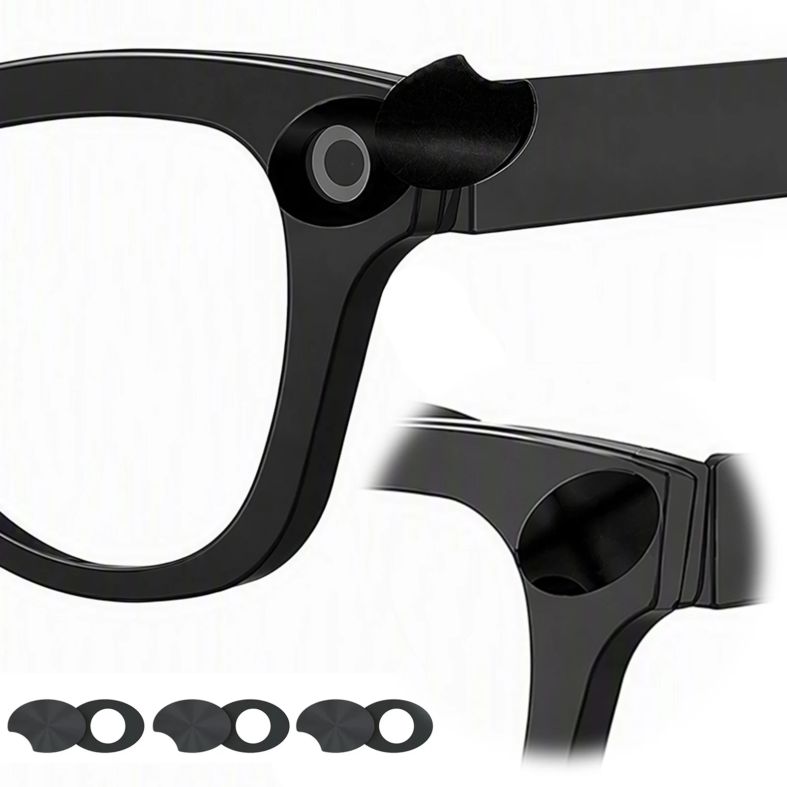 Smart Glasses LED Camera Privacy Cover for RB Meta Lens Cap Webcam Blocker Anti Peeping ABS