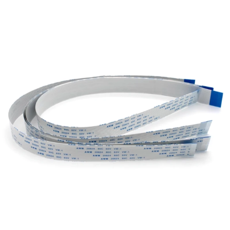 Picture 5: 0.5/1.0mm Pitch 500mm 50cm FPC FFC Flexible Flat Cable AWM 20624 80C 60V VW-1 Ribbon Wire 4/6/8/10/12/14/16/20/26/30/40/50/60Pin