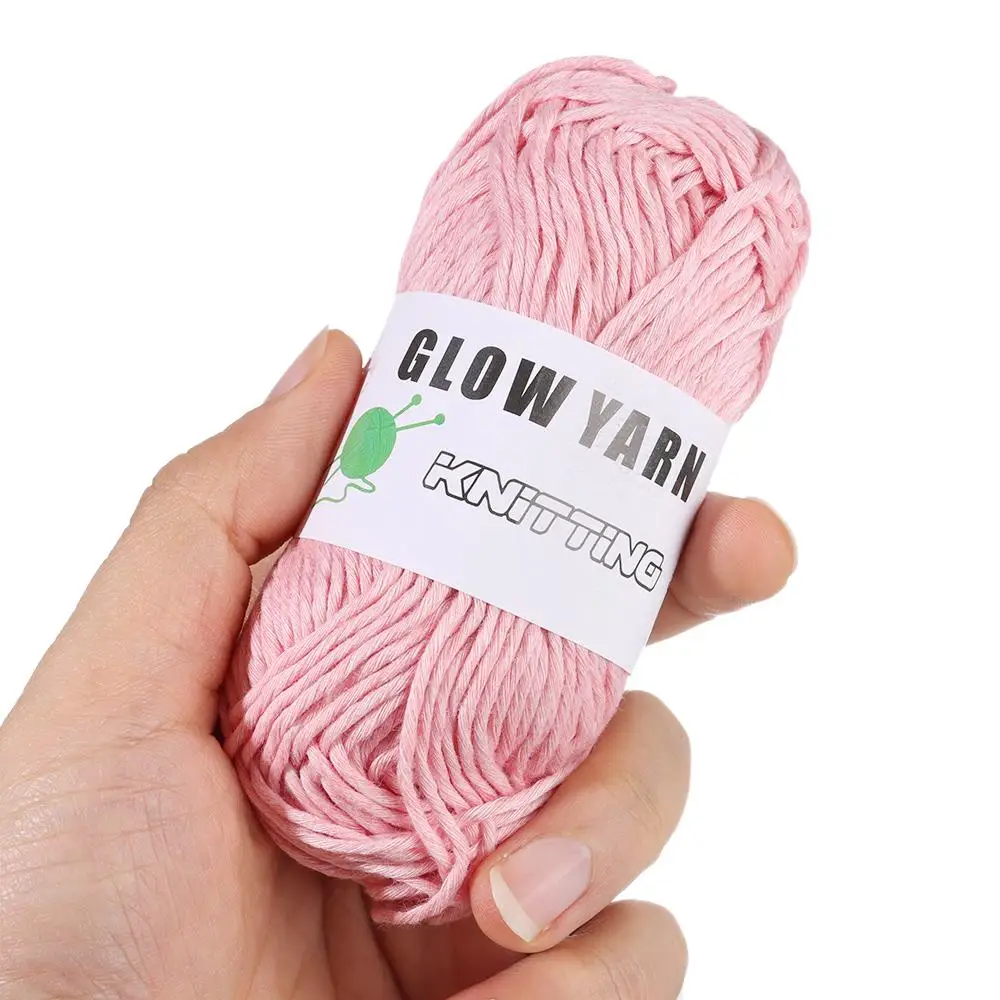 Polyester Handmade Weave Glow in the Dark Knitting Wool Hand Knitted Luminous Chunky Yarn