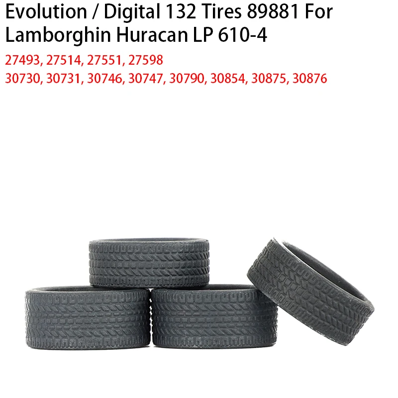 

Slot Car Tire Carrera Evolution Digital 1 32 1/32 89881 Tires For Huracan LP 610 30730 30731 30746 30747 30790 30854 30875 30876