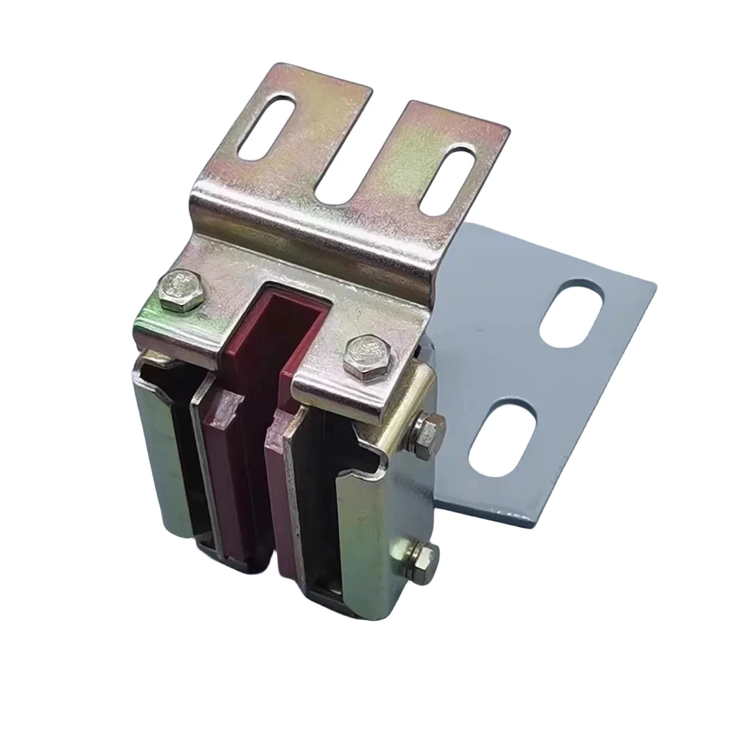 Elevator car guide boots Main rail sliding guide boots Lining four-hole base Elevator accessories