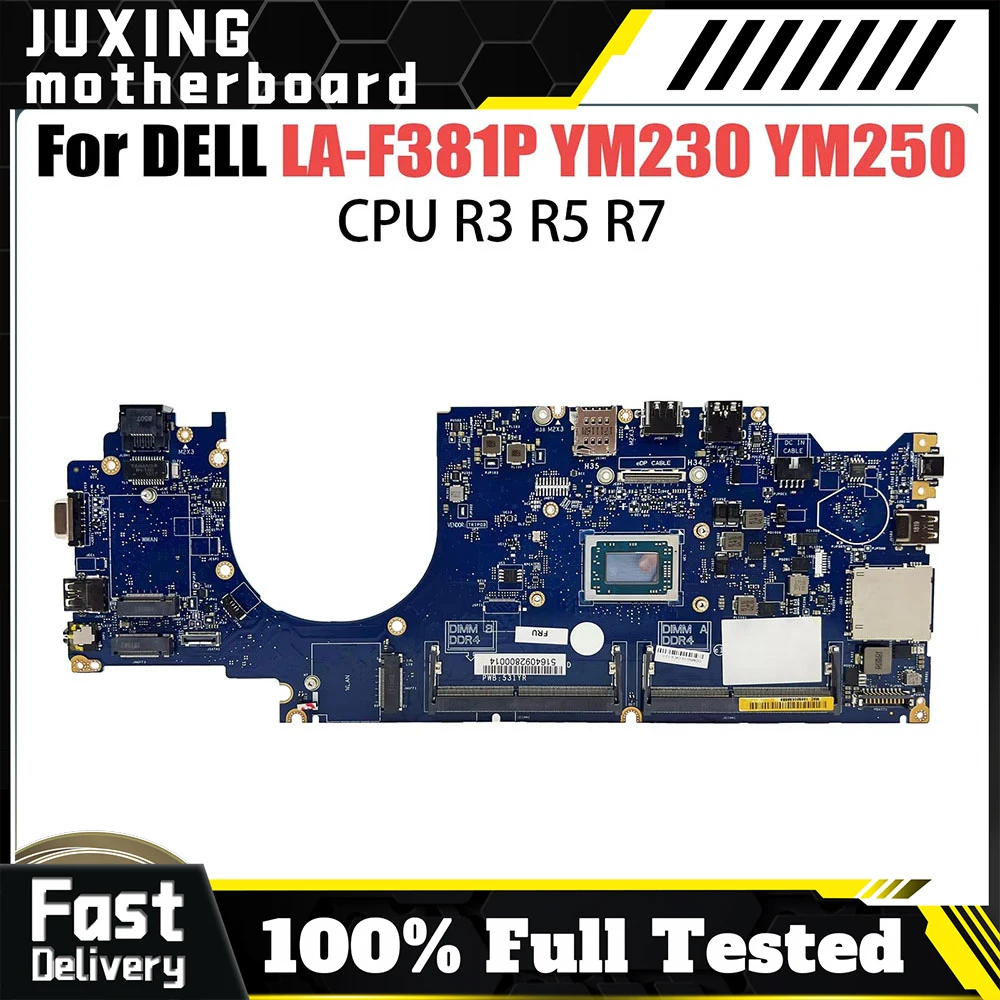 

LA-F381P для материнской платы ноутбука DELL, материнская плата LA-F381P для корпуса Inspiron 5495 ​ ​ Материнская плата ноутбука с процессором