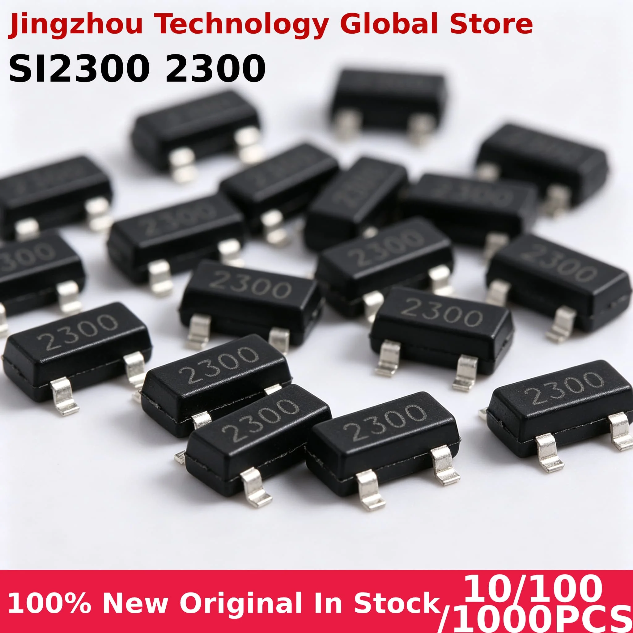 10/100/1000PCS SI2300 2300 C009T SOT-23 SMD MOSFET Transistor N Channel 100% New Wholesale