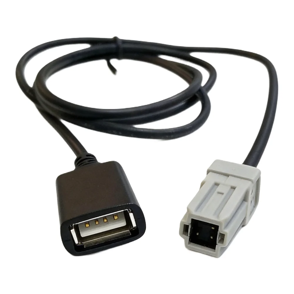 1x 100cm Car Aux Audio For Lexus For Toyota Media Wire Correct Connector Direct Installation High Quality Brand New