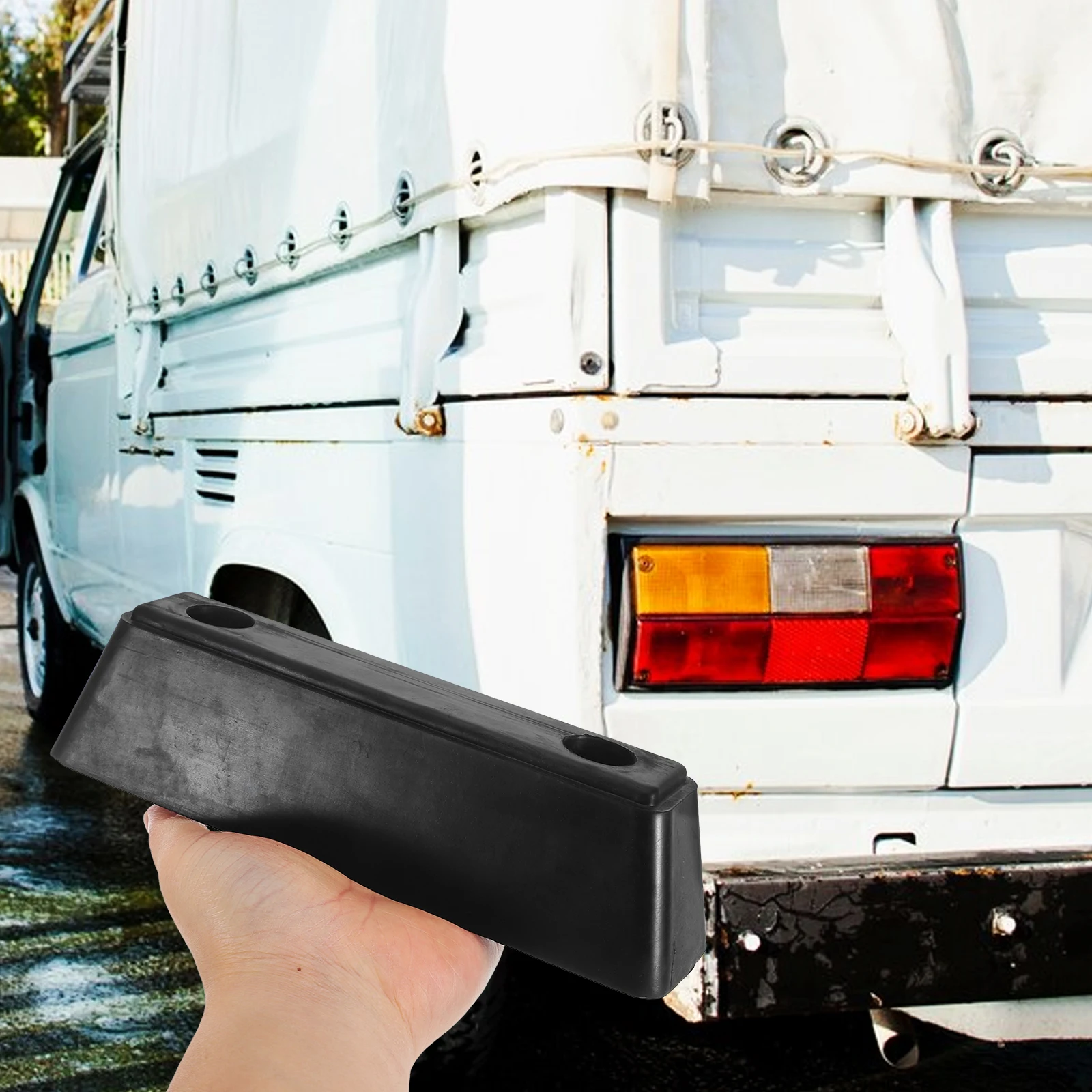 

Truck Rear Anti Collision Rubber Buffer Blocks Bumpers Large Reversing Dock Black Car Protector Guard Solid Hard Rubber Stopper