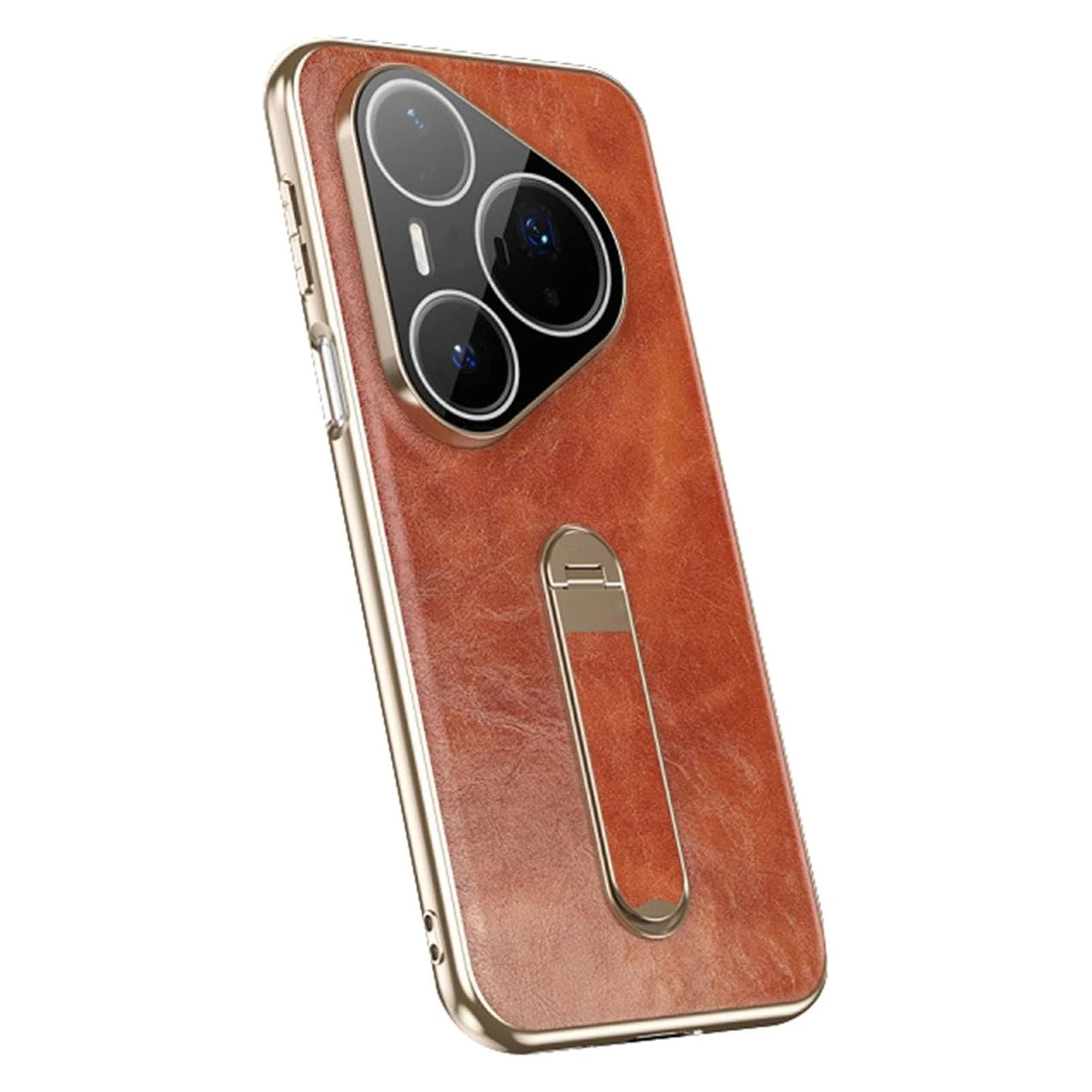 

Чехол для Huawei Pura 80 Ultra/80 Pro/80 из искусственной кожи с защитой камеры, тонкий, с подставкой, винтажный, с эффектом масляного воска