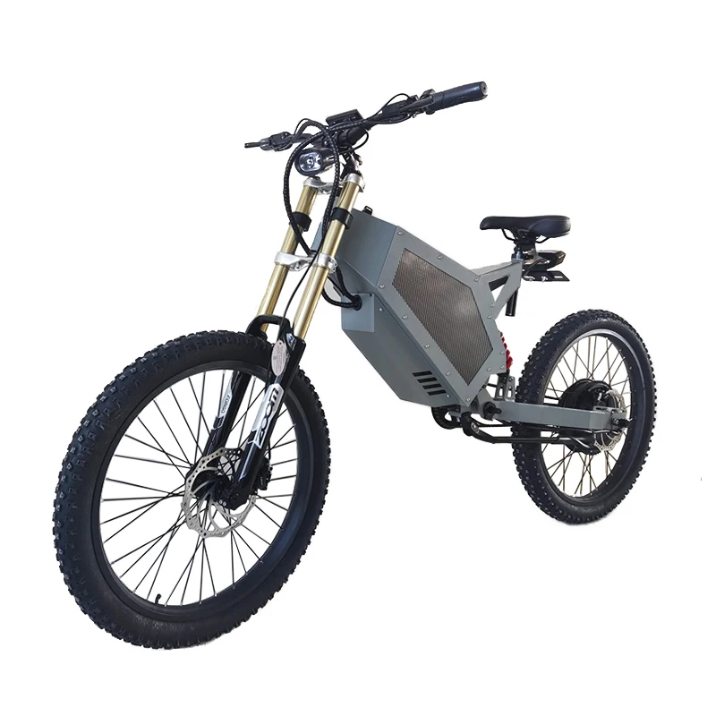 New Model 72V 5000 Watt Full Suspension Mountain Bike For Adult With Big Lithium Battery