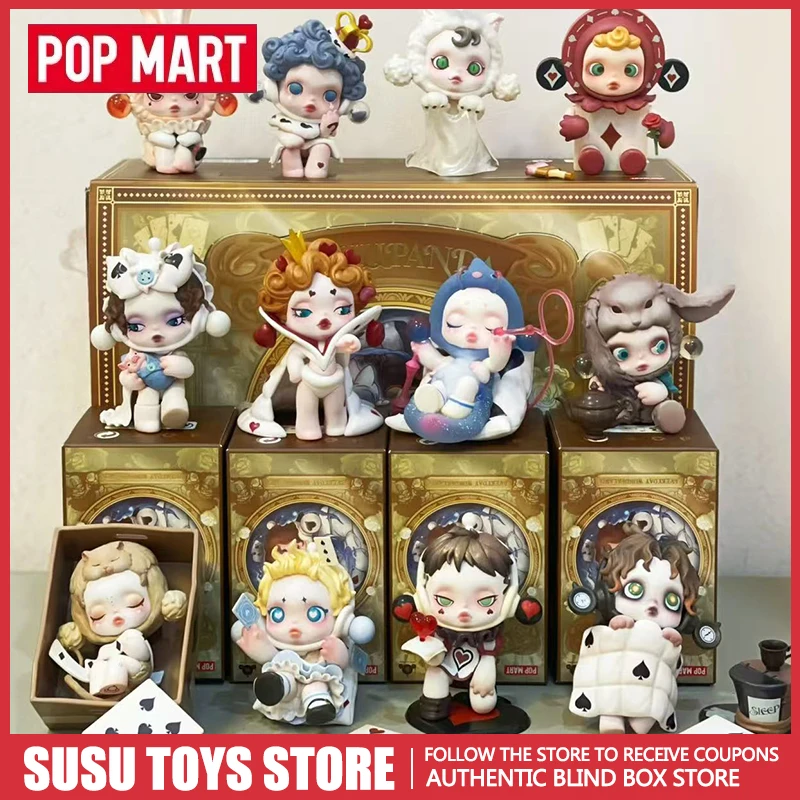 

POP MART Skullpanda Everyday Wonderland Series Blind Box Kawaii Anime PVC Action Figure Mystery Surprise Doll Desktop Ornament