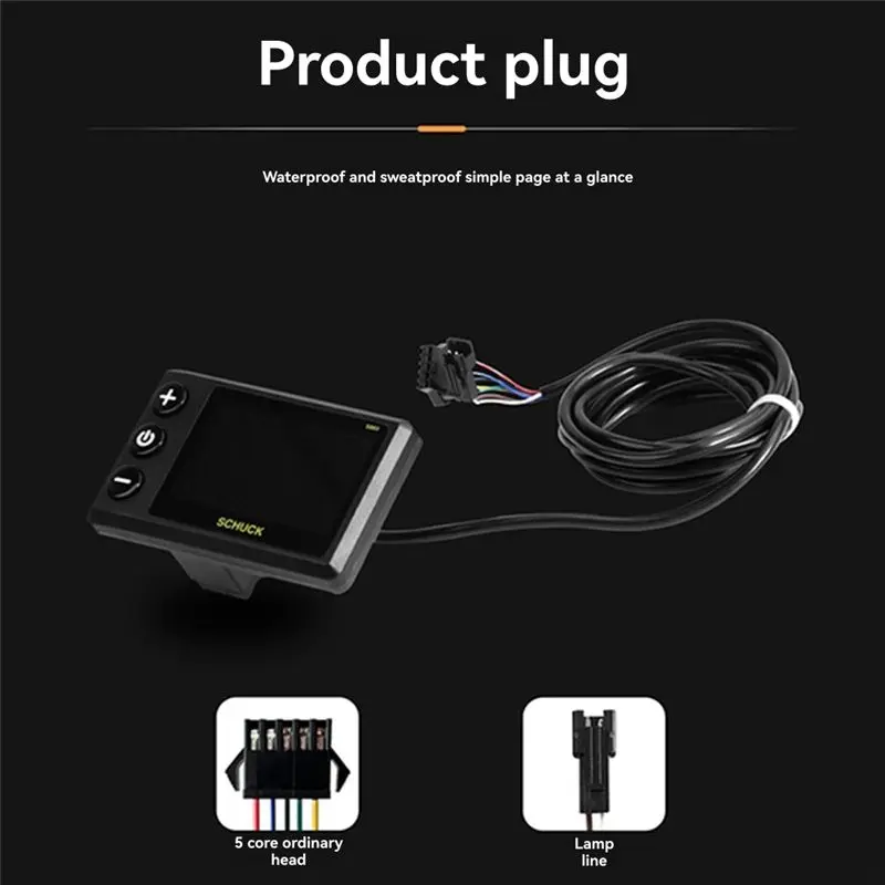 36V 48V 17A Brushless Controller Motor S869 Meter LCD Display 24V-72V+Throttle Kit Forelectric Scooter E-Bike Repair Kit