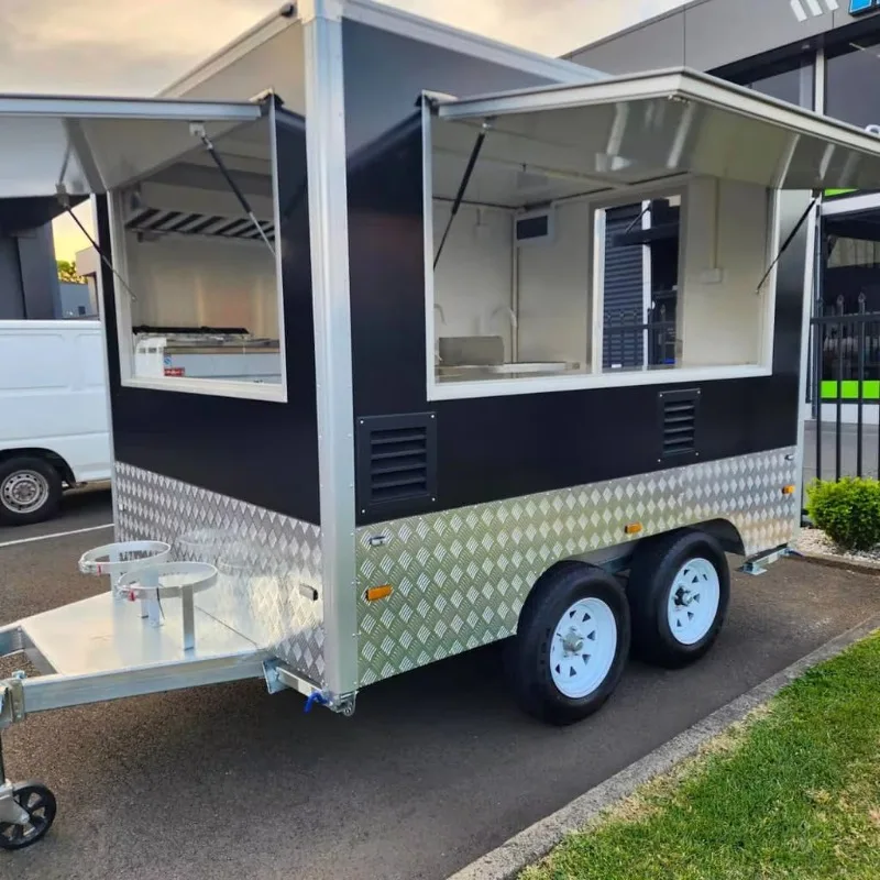 Catering Truck Concession Taco Trailer Food Trailers Fully Equipped Juice Truck Small Pizza Trailer Burger Van Food Track