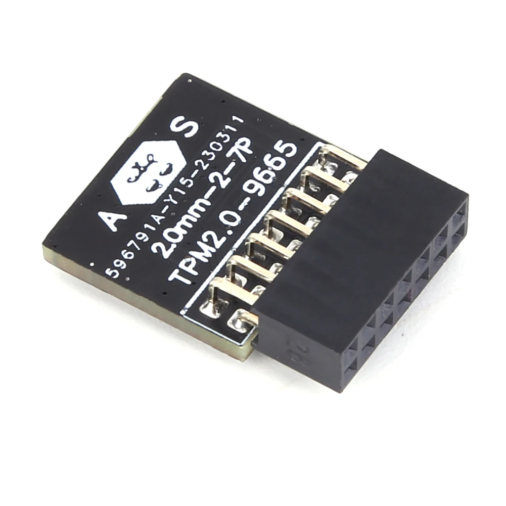 

TPM 2.0 Encryption Security Module LPC Interface Motherboard Card Encrypted Information Cryptography Module for ASUS/MSI/ASRock
