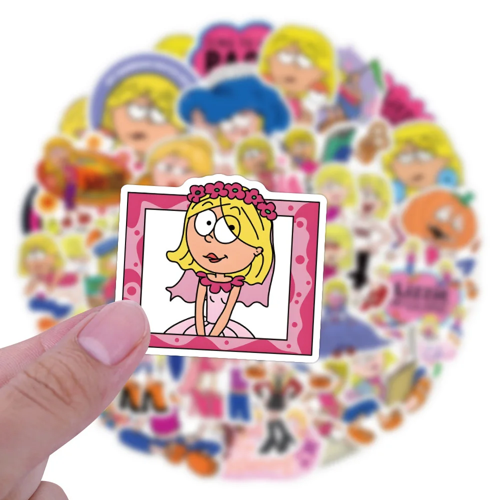 10/30/50pcs Anime Cartoon LIZZIE MCGUIRE Stickers Decal DIY Laptop Motorcycle Phone Suitcase Car Waterproof Scrapbooking Sticker