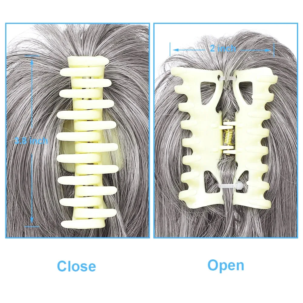 Messy Bun Hair Piece Claw Clip Hair Bun Extensions Tousled Updo Hair Buns Claw Clip Ponytail Hairpieces Hair Scrunchie with Clip