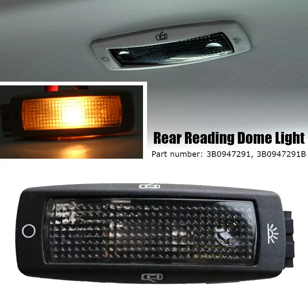 

Black Car Rear Reading Light Dome Lamp For VW For Golf For Passat For Tiguan 3B0947291B Gray Ceiling Light