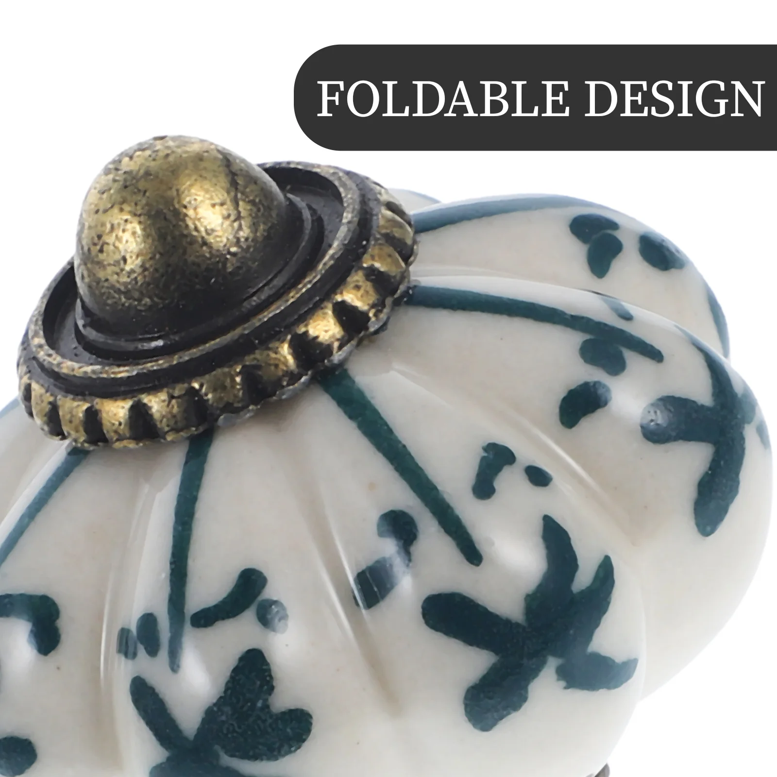 12 шт. изысканные керамические ручки для ящиков, синий и белый дизайн в виде тыквы для шкафов, комодов, декор, винтажные ручки для ящиков