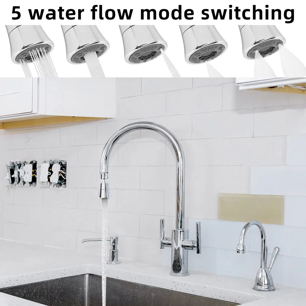 

Экономьте энергию и воду с помощью нашего аэратора для смесителя для кухонной раковины с 5-режимной функцией распыления 360° ° Поворотный кран и фильтр ABS