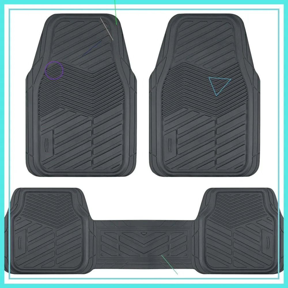 

Универсальные всепогодные автомобильные коврики, полный комплект, усиленные, с возможностью обрезки по размеру, для легковых автомобилей, внедорожников, грузовиков и фургонов, бежевого цвета.