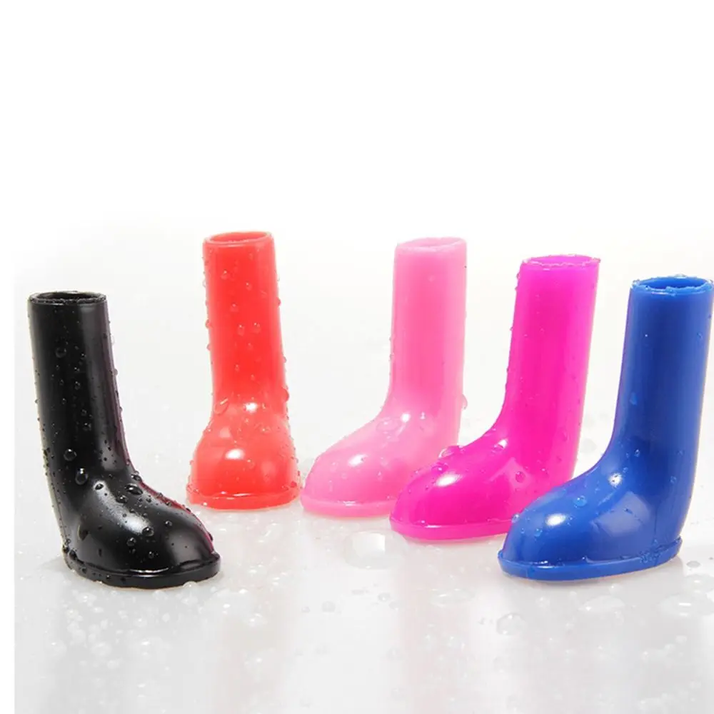 4Pcs Waterproof Pet Dog Shoes Stretchy Prevent Licking Paws Dog Rain Boots Anti Dirty Softshell Pet Paws Protective Hiking