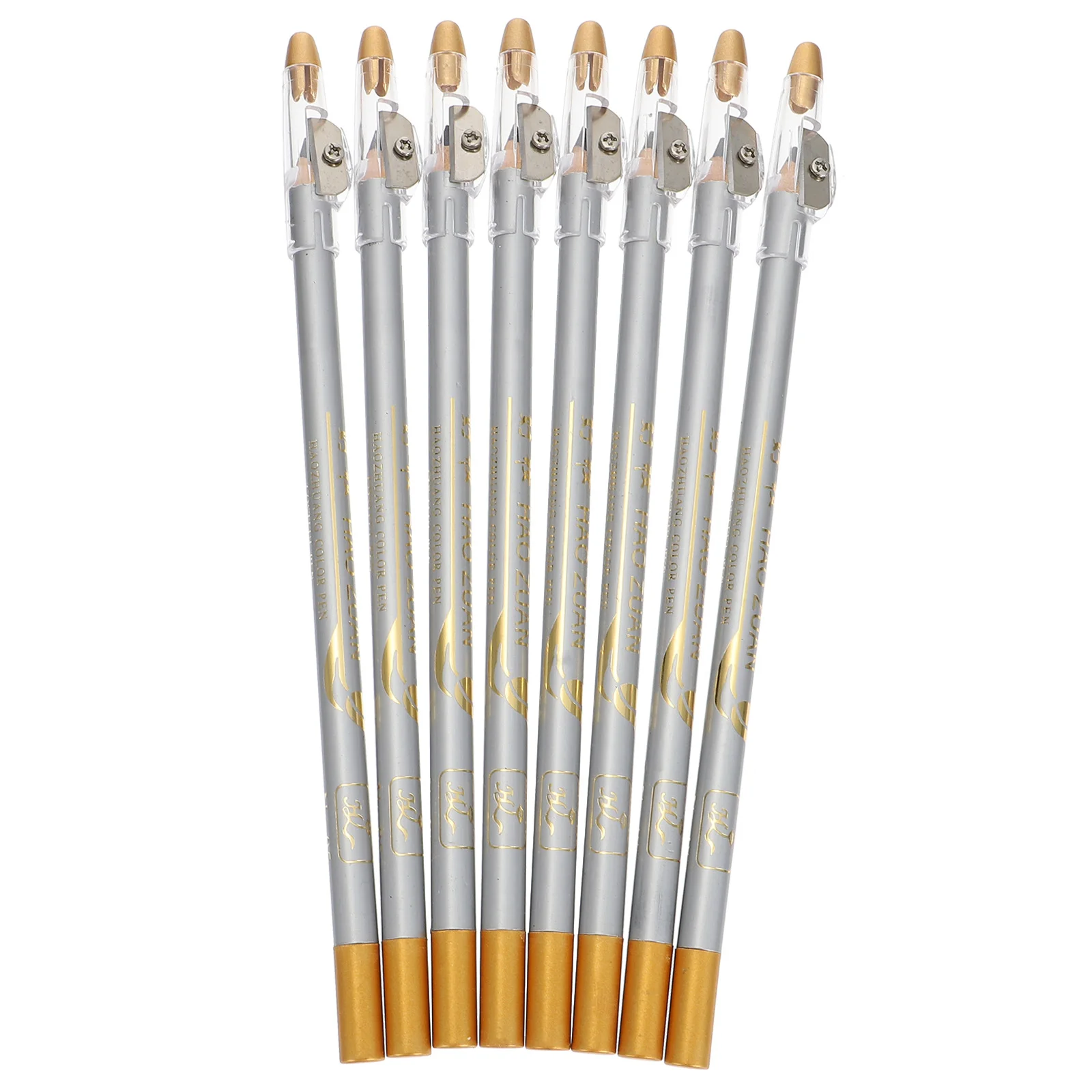 

8 Pcs Sharpener Waterproof Eyebrow Girl Liner Pencils Makeup Brightener Eyeliner