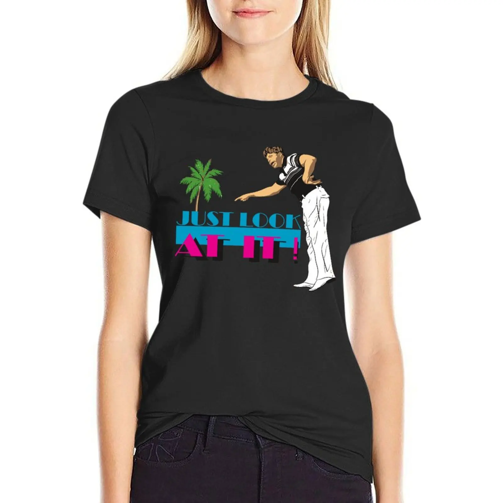 

Ed Bassmaster Merch Edbassmaster Just Look At It T-Shirt graphics customs design your own vintage cat shirts for Women