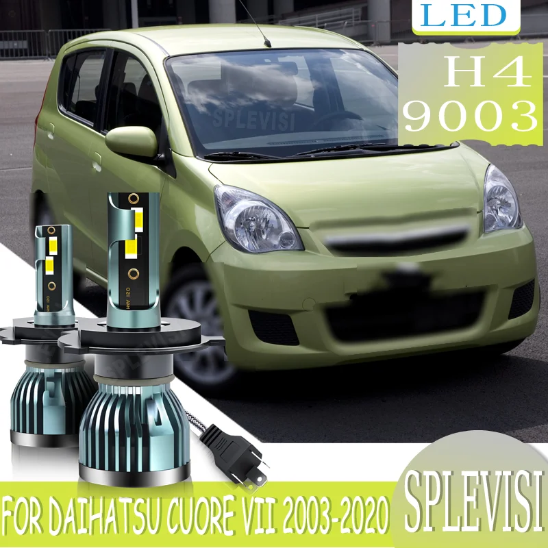 

Silent Quiet Operation H4 LED High Low Beam Headlight Bulb For DAIHATSU CUORE VII 2003 2004 2005 2006 2007 2008 2009 2010-2020