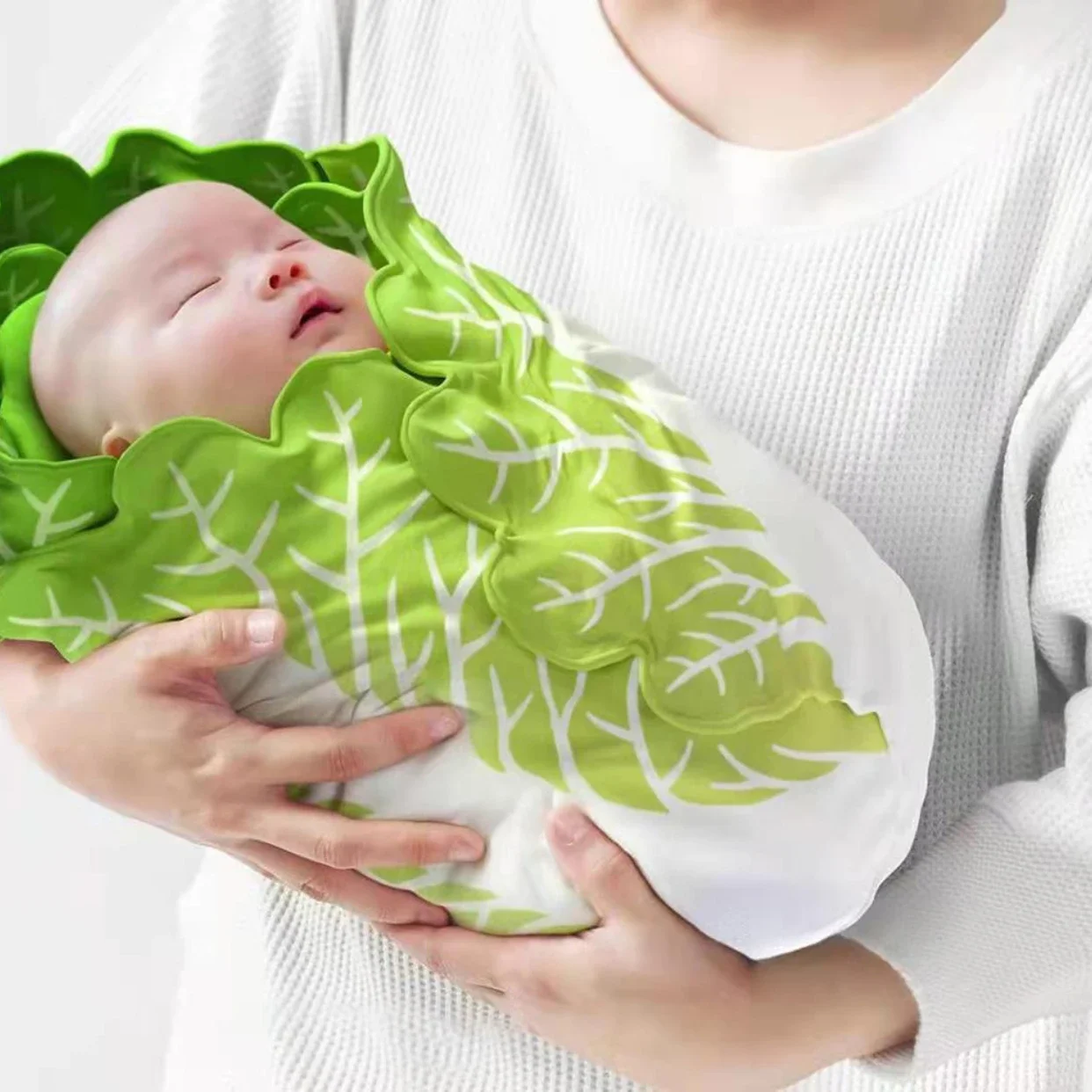 

Creative Chinese cabbage roll cake blanket baby Shaobing pancake