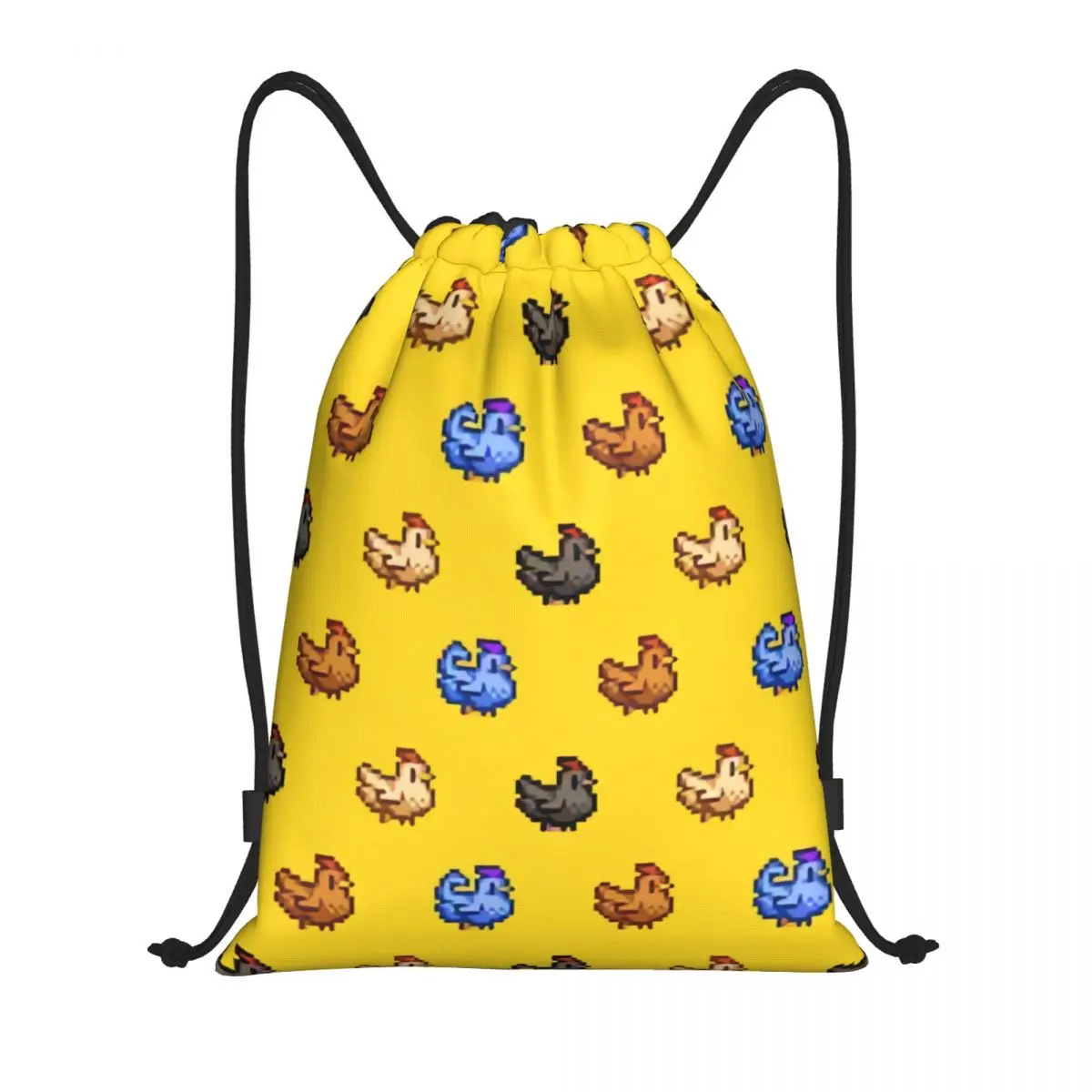 Stardew Valley Leah Drawstring Bags Women Men Foldable Gym Sports Sackpack Shopping Backpacks