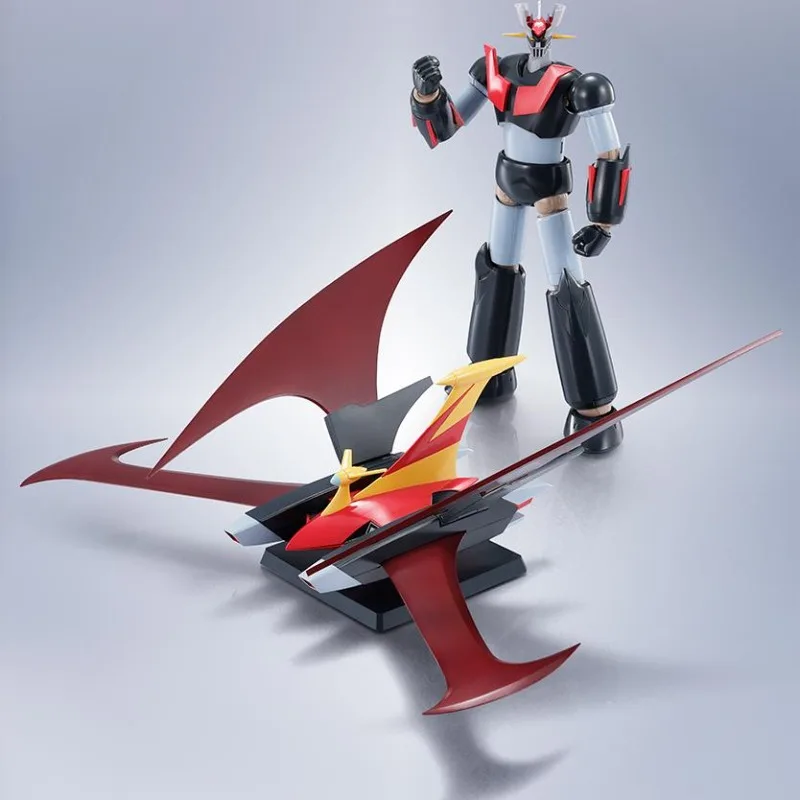 Bandai Original THE ROBOT SPIRITS 336 MAZINGER X & JET SCRANDER (GRENDIZER U) Anime Action Figure Sammeln Modell Spielzeug Geschenk Kind