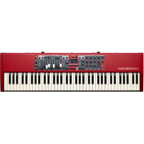 NORD Electro 6D Electronic Keyboard - Red (AMSNELECTRO6D73)