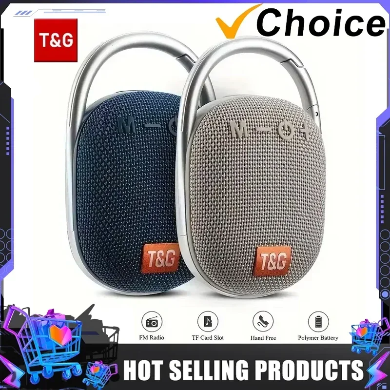 

T&G TG321 Outdoor Portable Waterproof Wireless Bluetooth Speaker HIFI Music Box Mini Bass Woofer stereo Active BT TWS Speaker
