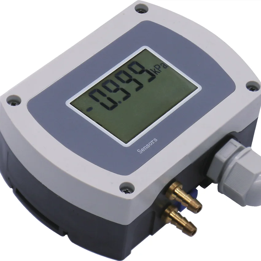 Digital display Air Differential Pressure Transmitter Low Differential Pressure sensor Transducer