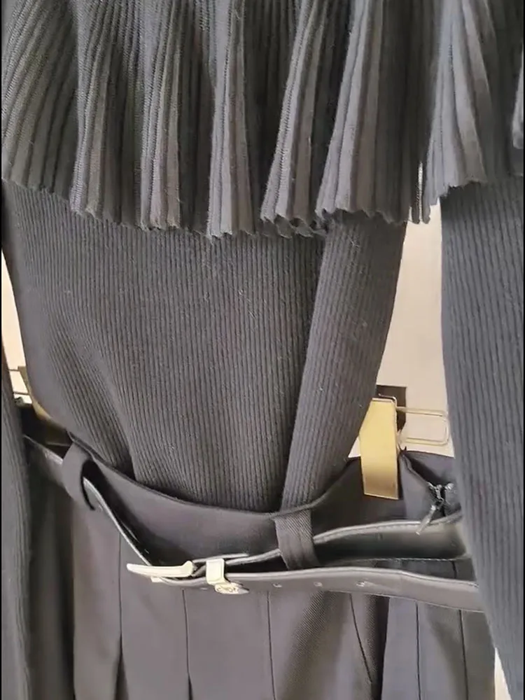 Ele gebreide trui met hoge kraag, slim fit, basis, modieus, damesachtig, voor woon-werkverkeer, normale lengte, lange mouwen