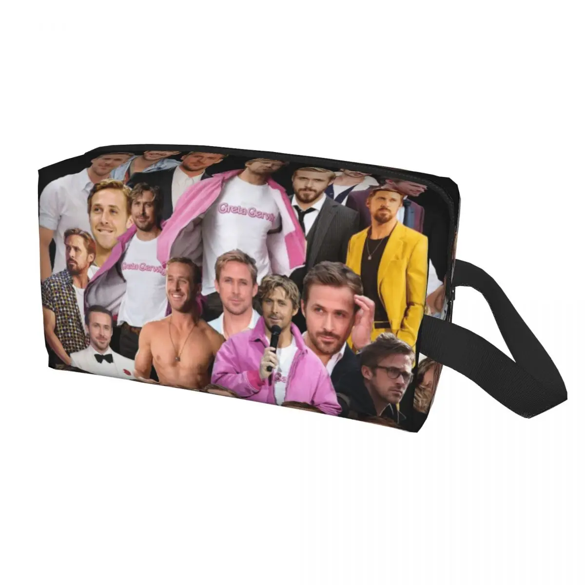 Canadian Actor Ryan Gosling Makeup Bag Women Travel Cosmetic Organizer Cute Storage Toiletry Bags