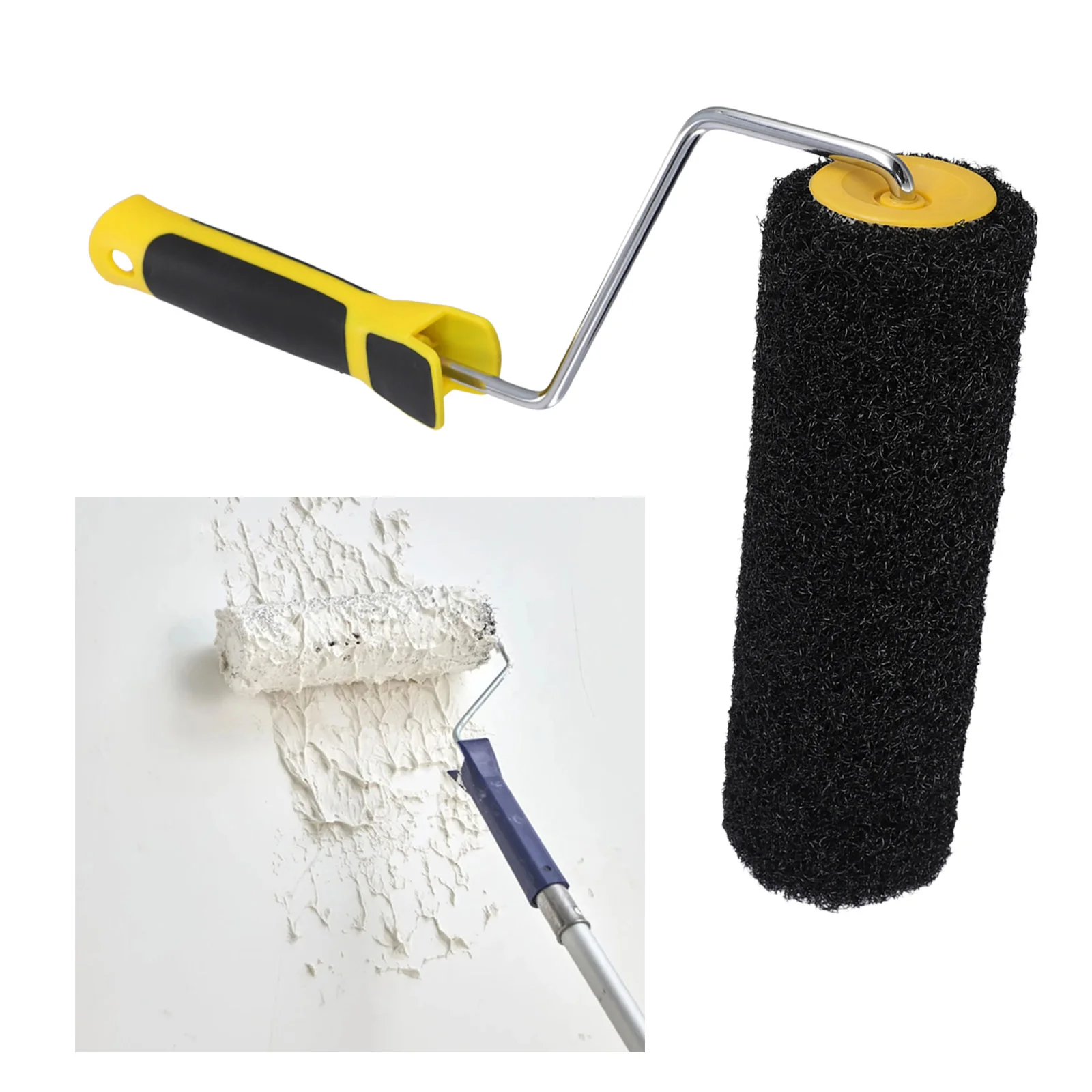 Wall Brush Putty Roller Texture Pattern Roller Brush Drywall Compound Roller For Smooth Plastering Construction Tool