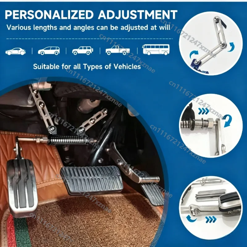 Left Foot Transfer Pedal Left Foot Extension Assist,Factory Direct Disabled Left Foot Control Brake and Accelerator Pedal