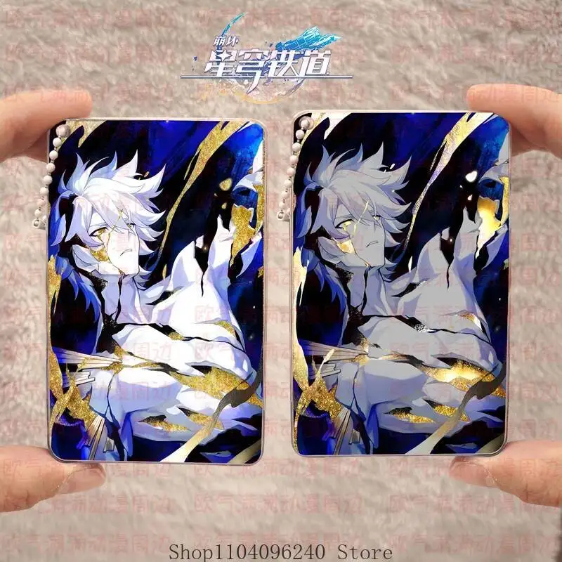 애니메이션 게임 Honkai: 스타 레일 Phainon 코스프레 금속 북마크 애니메이션 북마크 독서 마커 팬 문구 흐르는 모래 벽돌