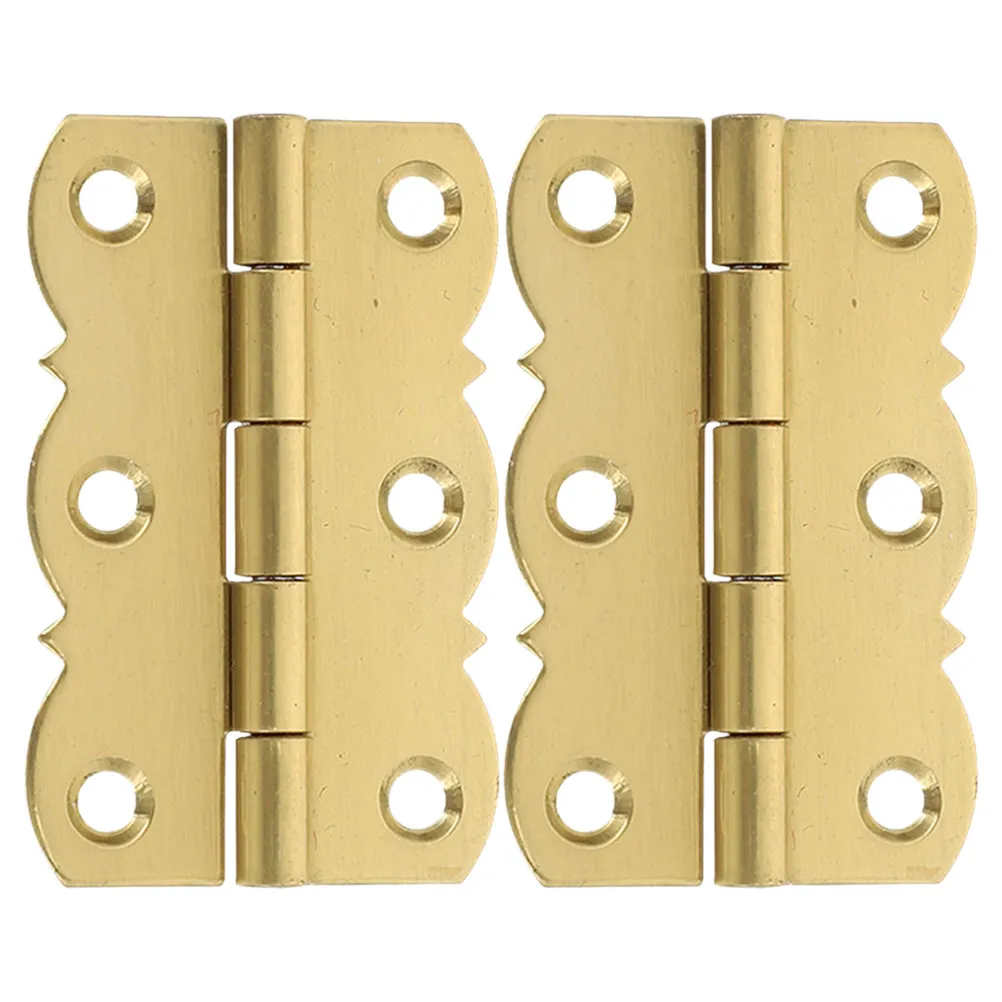 2Pcs Copper Piano Hinges Small Jewelry Box Hinges for Wooden Boxes Craft DIY Repair Replacement Piano Hinge Jewelry Box Hinge