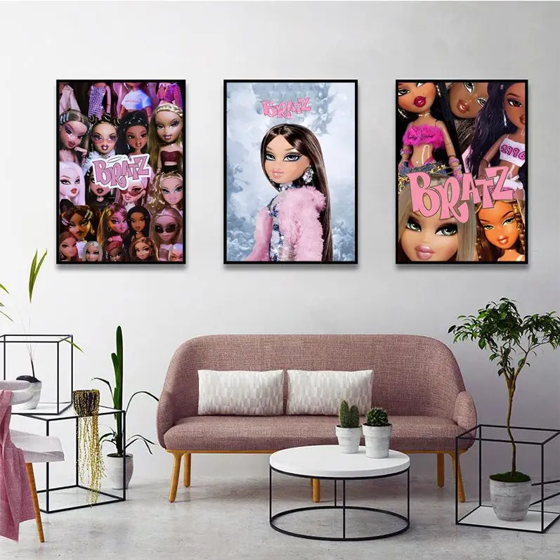 Bratz Doll Classic Anime Poster Whitepaper Sticker DIY Room Bar Cafe Nordic Home Decor