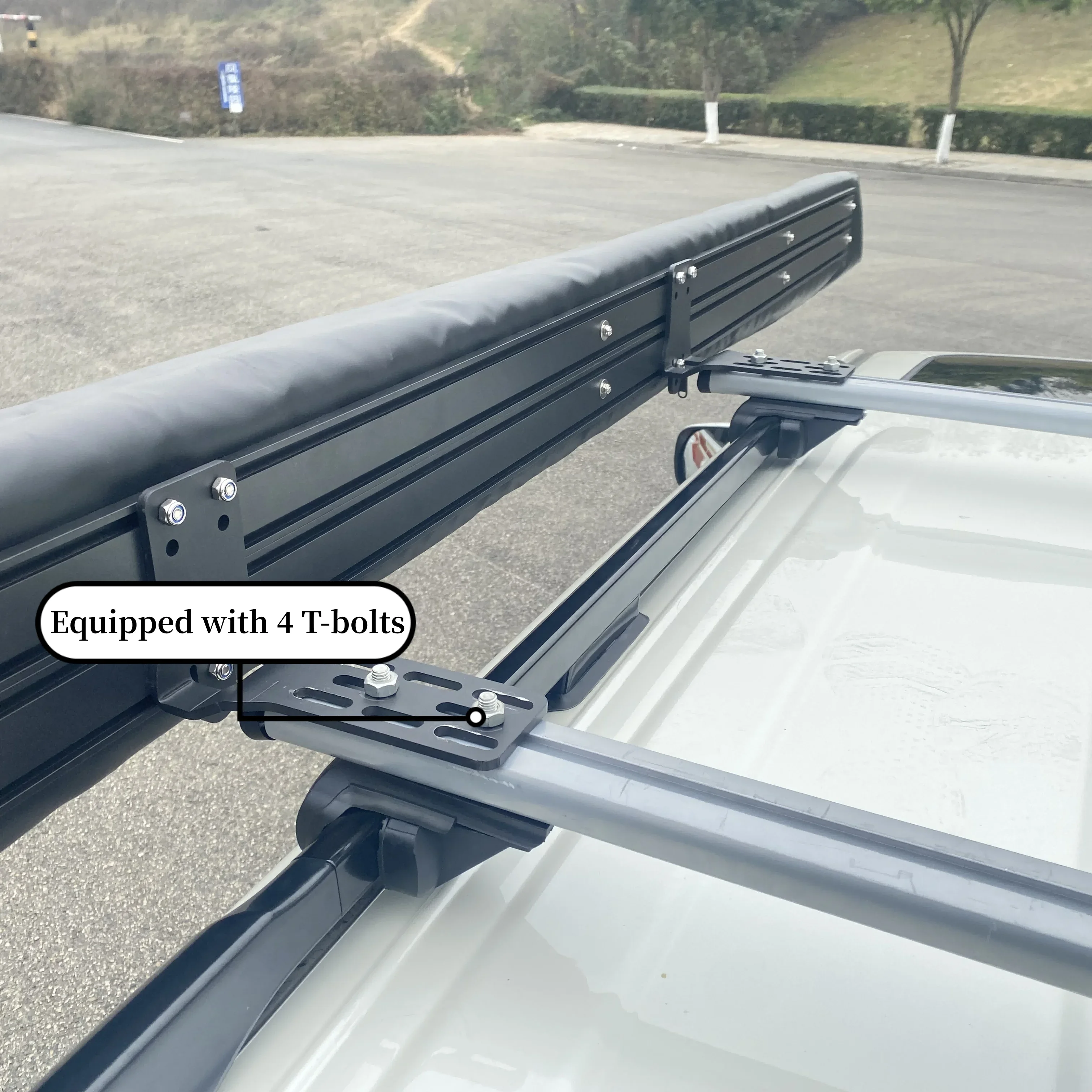 Custom Outdoor Camping Freestanding Awning 4x4 Car Roof Side Awning 270 Degree Foxwing Awning