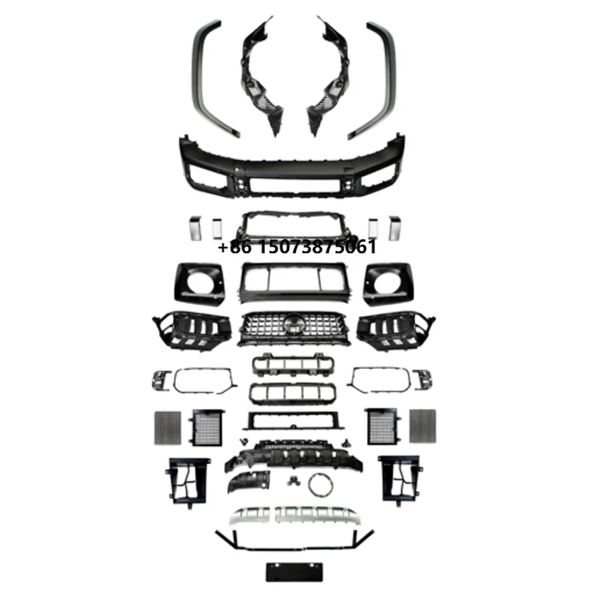 Upgrade To W465 G63 2025 For  G Class W465 G500 G550 With PP Material Car Bumpers Facelift Kit