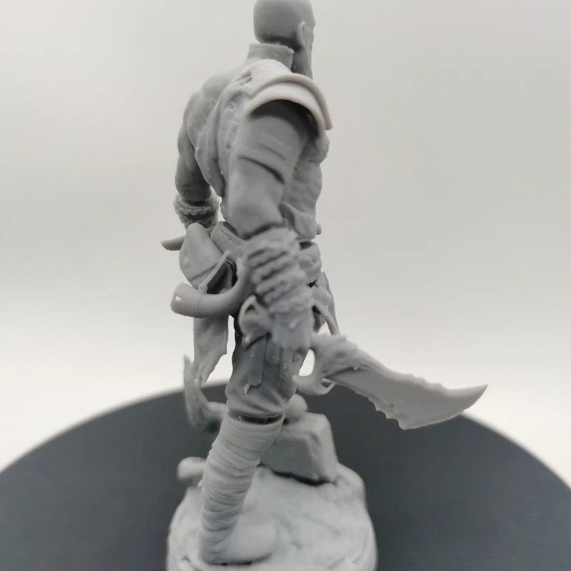 Resin Figure Ancient God of War 90mm/3.54 Inches Total Height Miniatures Model Kit Diy Unassembled Unpainted Diorama Hobby Toys