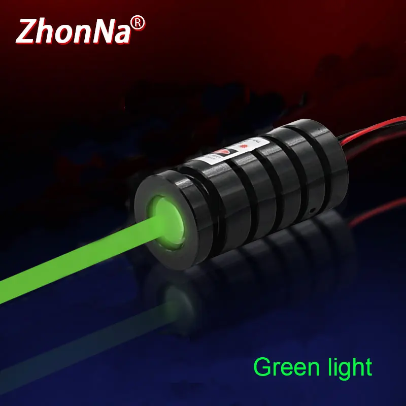 100mW Green Laser Coarse Beam Module, Professional DJ Lighting, Nightclub Party Show, Stage & KTV Bar Lights, RGB Style Options