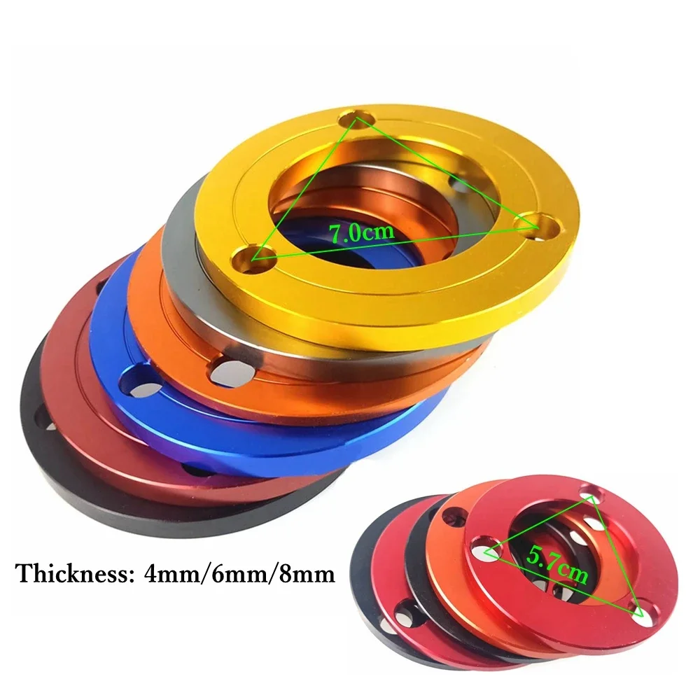 AliExpress LAPSBIKE 4/6/8MM Motorcycle Brake Disc Gasket 3hole Flange Adapter For 7.0/5.7 Hole Distance 220/200 Brake Disc For Yamaha Scooter E-bike